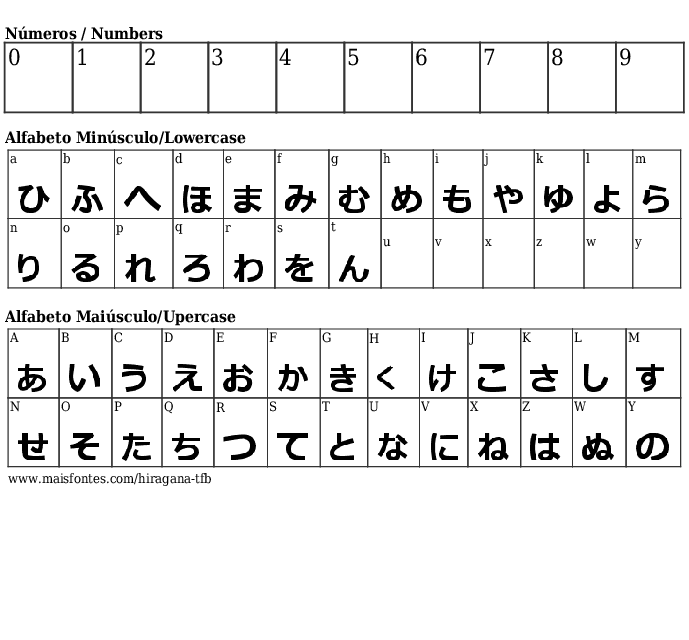 Font Hiragana Tfb Free Maisfontes Com