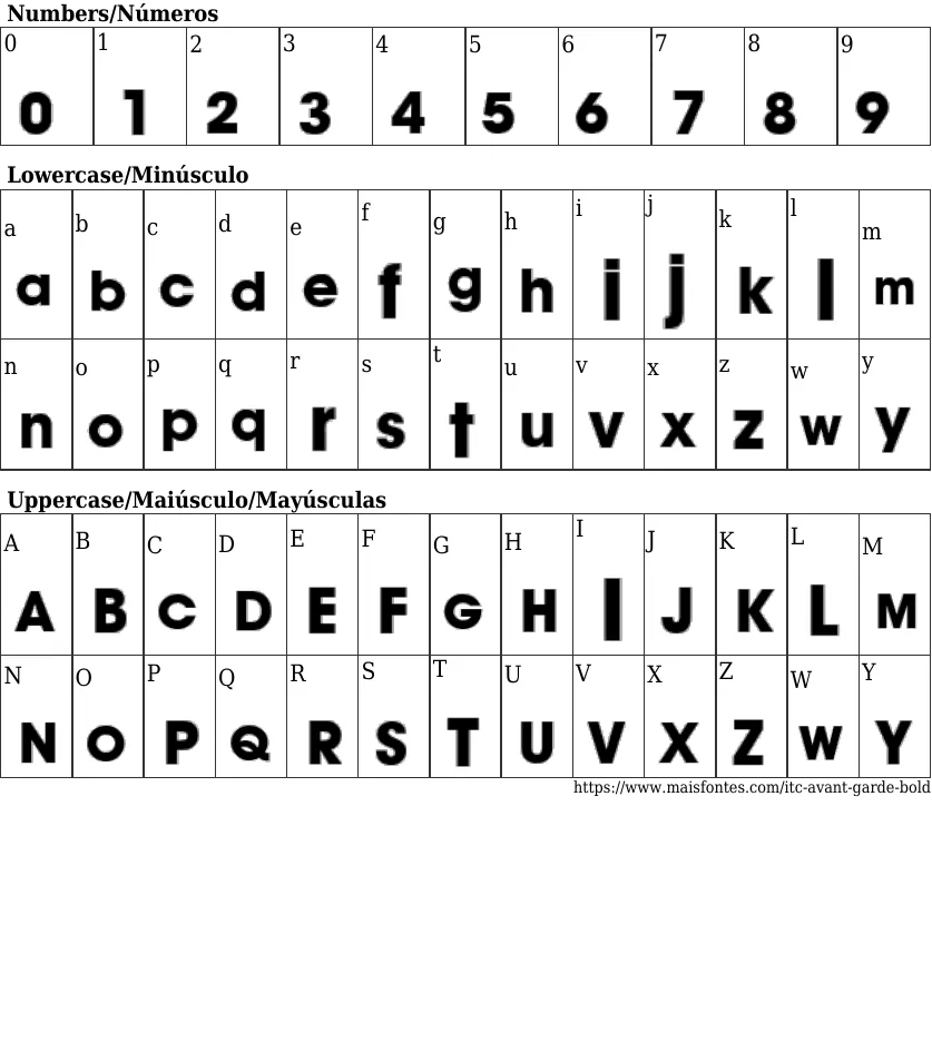 Font Itc Avant Garde Bold Free Maisfontes Com