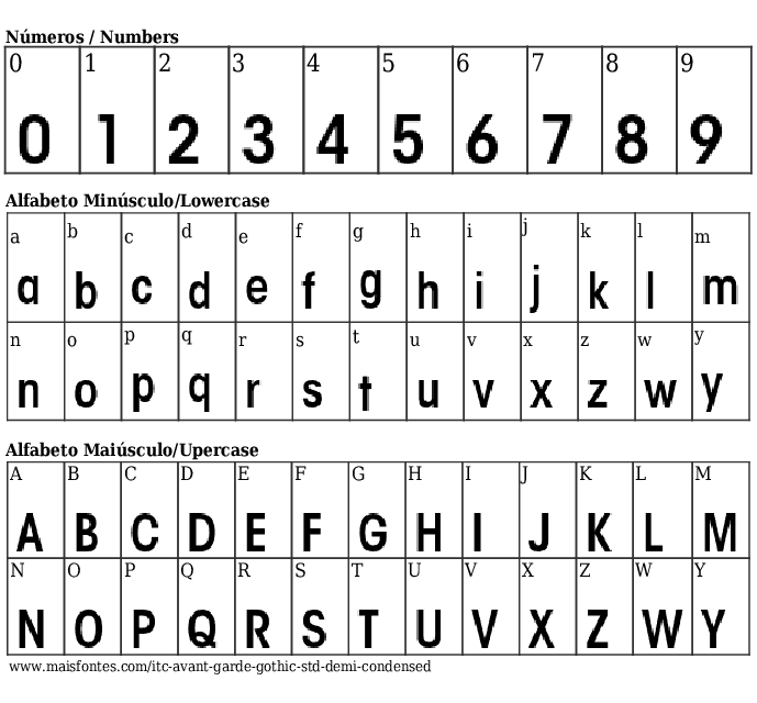 Avant garde gothic font free download mac 10 4