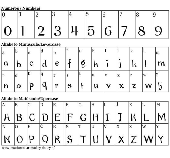 Okey Dokey Nf Free Font Maisfontes Com